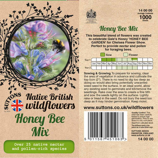 Suttons Honey Bee Mix Seeds