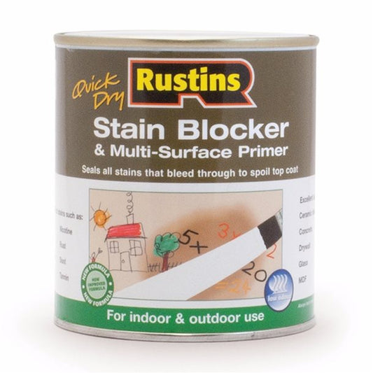 Rustins Quick Dry Stain Blocker & Multi Surface Primer 250ml