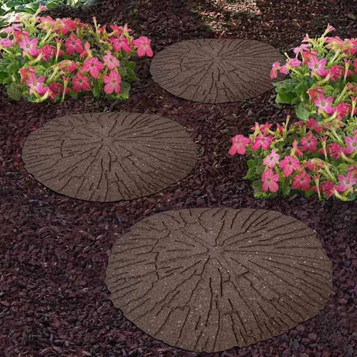 Primeur Garden Cracked Log Stepping Stone Earth