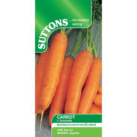 Suttons Carrot Resistafly F1 Seeds