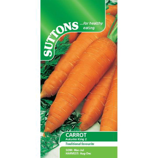 Suttons Carrot Autumn King 2 Seeds