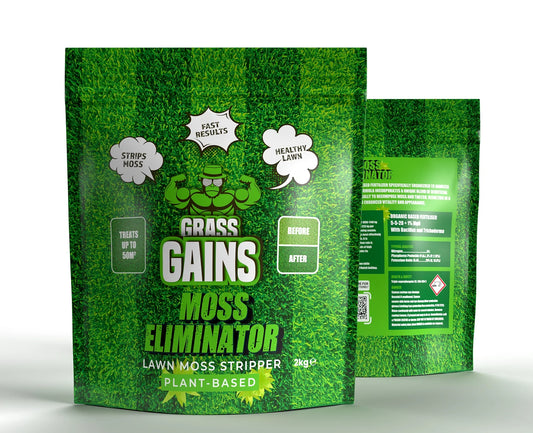 Grass Grains Plant Based Lawn Moss Eliminator 50m2