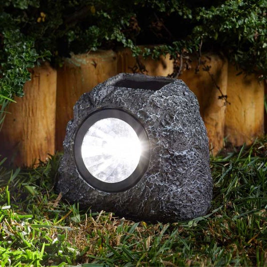 Smart Garden Solar Granite Rock 3L Spotlight
