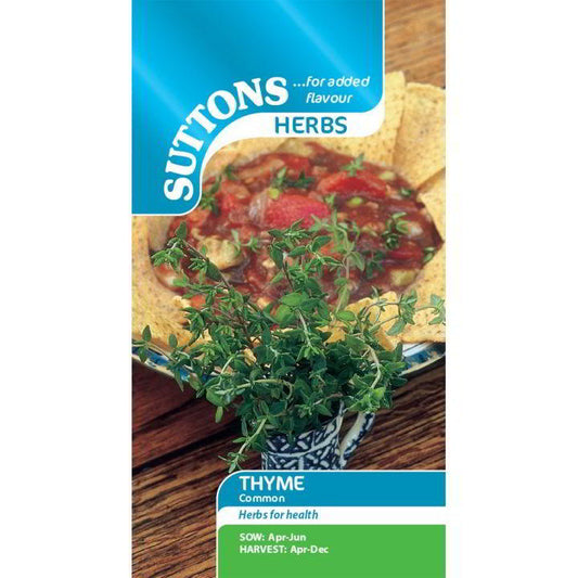 Suttons Herbs Thyme Common Seeds
