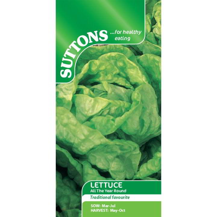 Suttons Lettuce All The Year Round Seeds