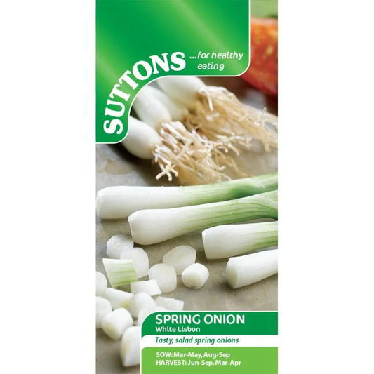 Suttons Spring Onion White Lisbon Seeds