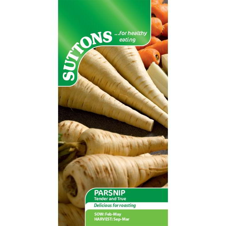 Suttons Parsnip Tender & True Seeds