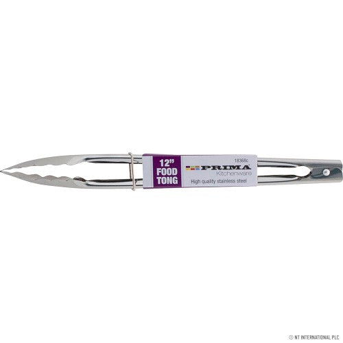 Prima 12" Scalloped Tongs