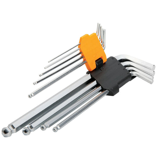 Tolsen 20054 9 Piece Ball Point Hex Key Set
