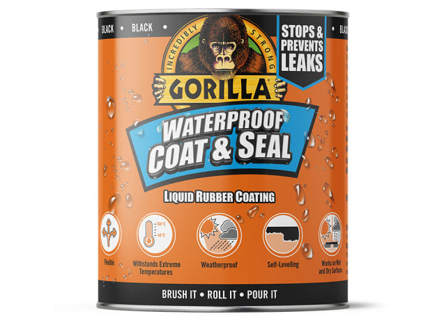 Gorilla Waterproof Coat & Seal Black