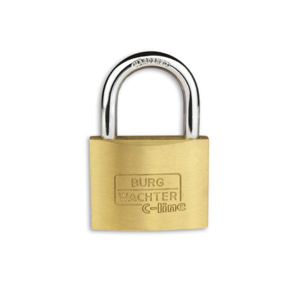 Burg Wachter C Line 60mm Brass Padlock