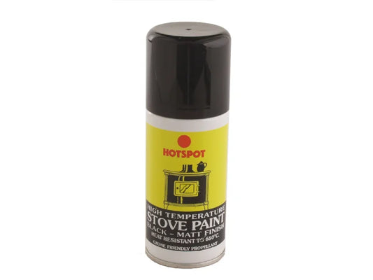Hotspot Stove Spray Paint Matt Black 150ml