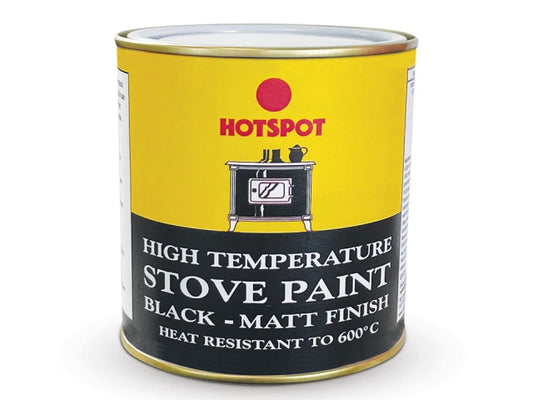 Hotspot Heat Resistant Stove Paint Matt Black 250ml