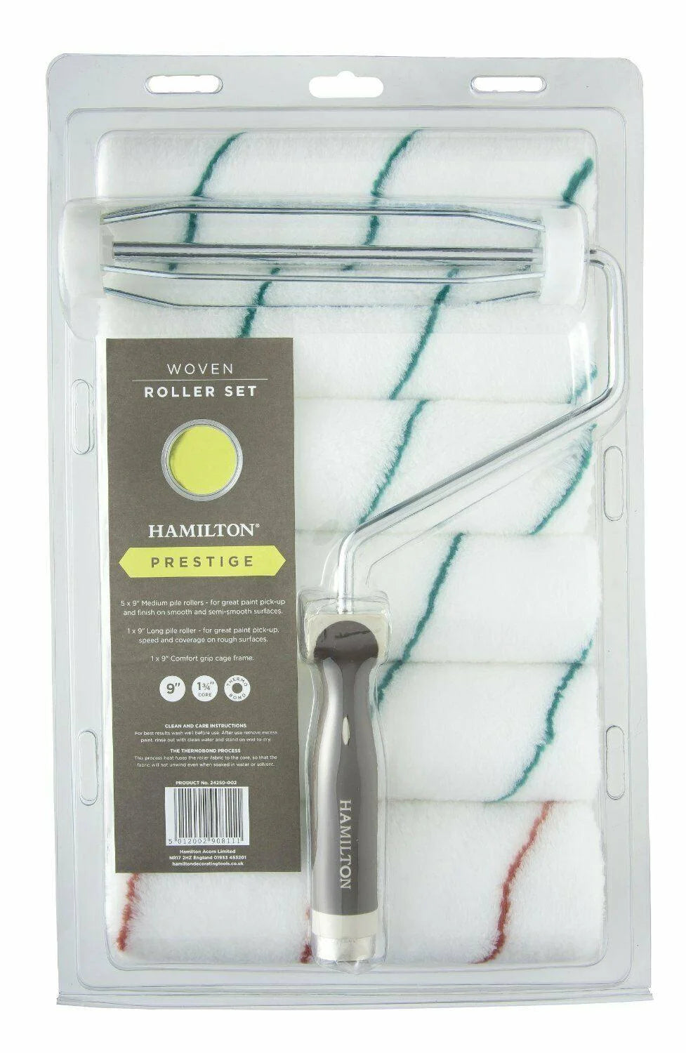 Hamilton Prestige 13 Piece 9" Roller Kit Set with Frame