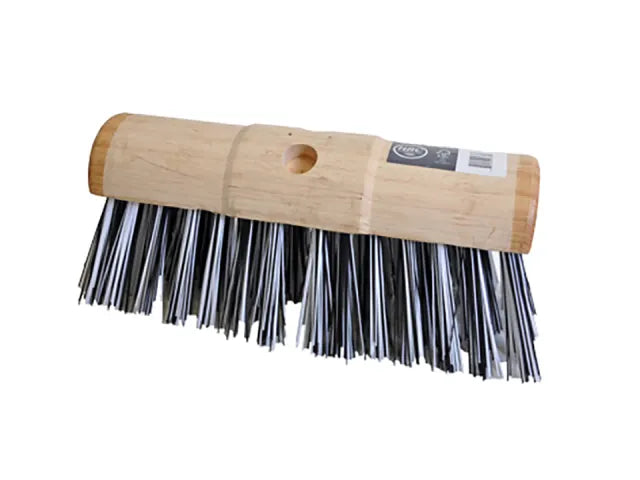 Hillbrush VR26 Stiff PVC Yard Broom 330mm