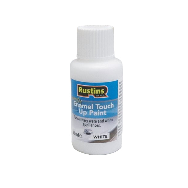 Rustins Quick Dry Touch Up Enamel Paint White 20ml