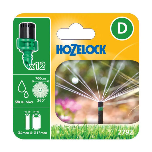 Hozelock 2792 360 Degree Micro Sprinkler 6 Pack