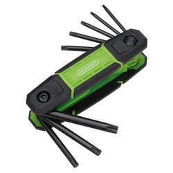 Draper 31256 8 Piece Folding TX Star Key Set