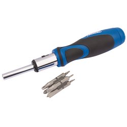 Draper 13 Piece Ratchet Screwdriver & Bit Set