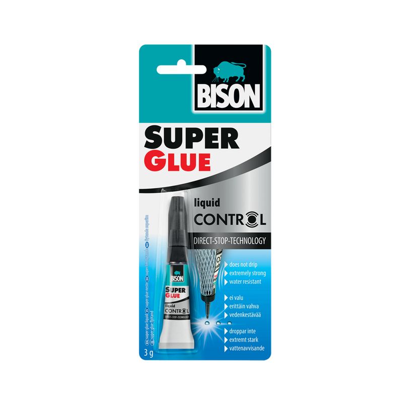 Bison Super Glue Liquid Control 3g
