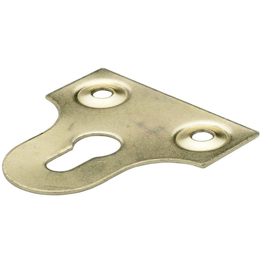 Banner 38mm Brass Slotted Glass & Mirror Plates 4 Pack