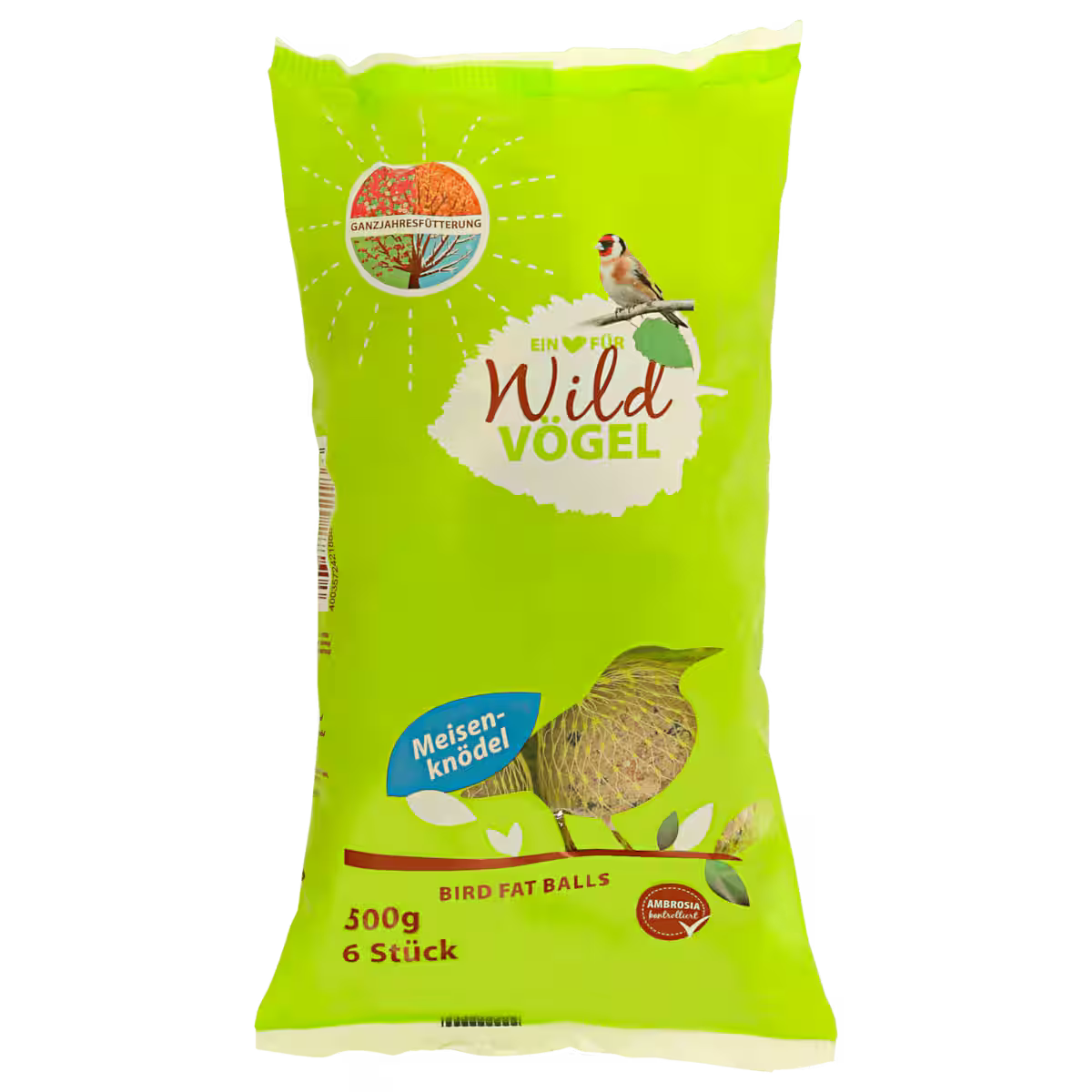 Wild Vogel Bird Fat Balls 6 Pack