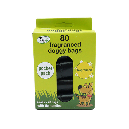 Tidyz Fragranced Doggy Bags 80 Pack
