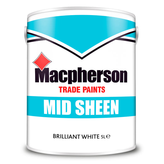 Macpherson Trade Mid Sheen Brilliant White 5L