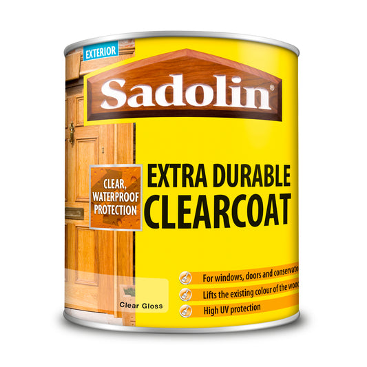 Sadolin Extra Durable Clearcoat Clear Gloss 1L