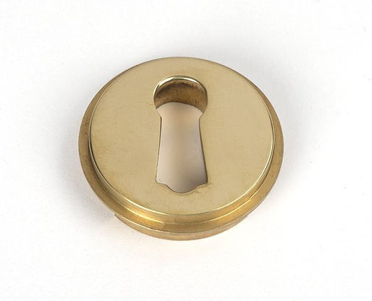 Frisco Brass Plain Round Escutcheon