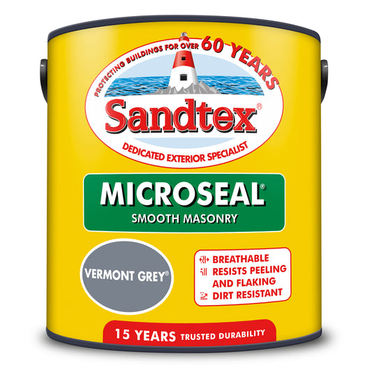 Sandtex Microseal Smooth Masonry Vermont Grey