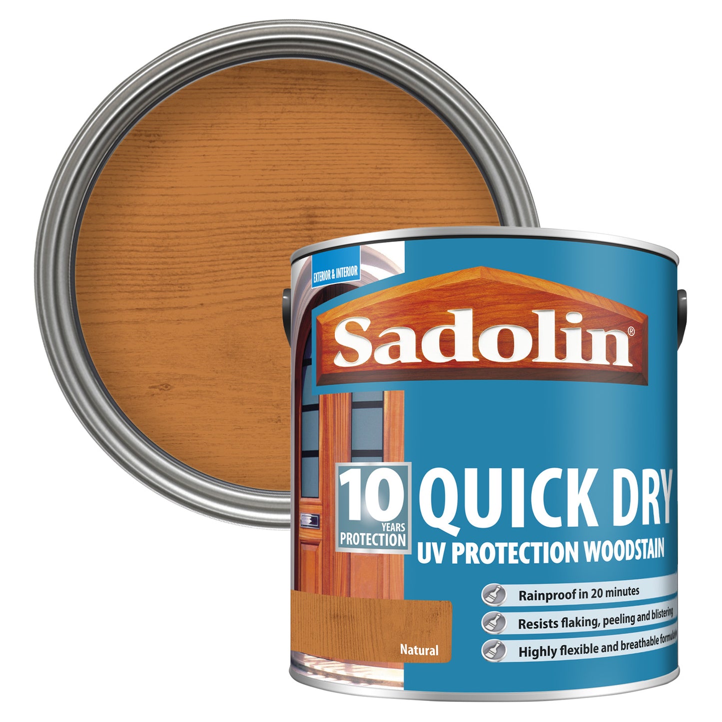 Sadolin 10 Year Quick Dry UV Protection Woodstain Natural