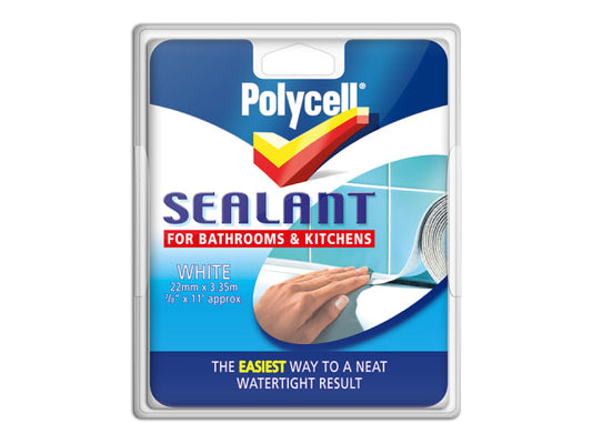 Polycell Sealant White 22mm x 3.35m