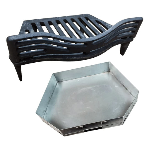 16" Joyce Fire Grate with 16" Classic Ashpan
