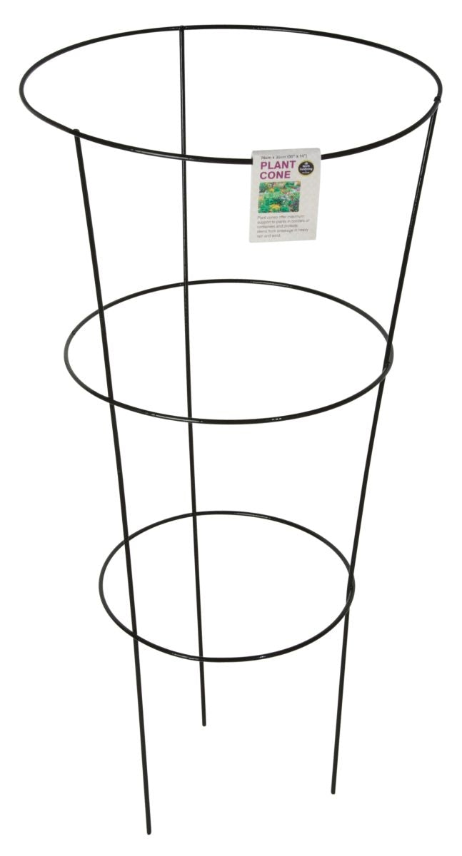 Garland Black Plant Cone 46cm x 18cm