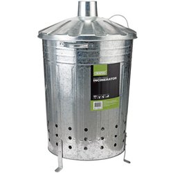 Draper 53253 Galvanised Incinerator Bin 86L