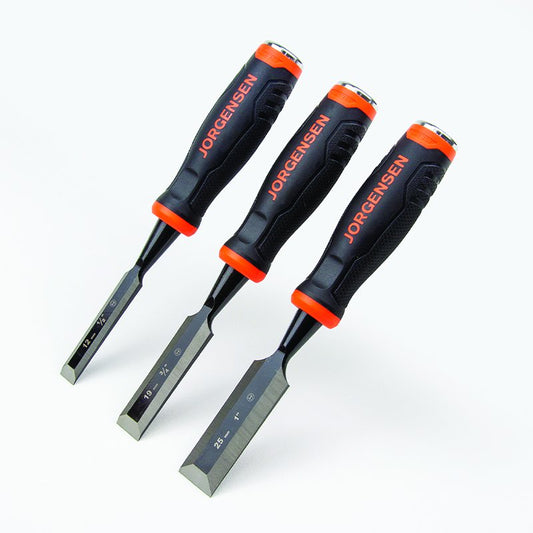 Jorgensen 3 Piece Woodworking Chisel Set