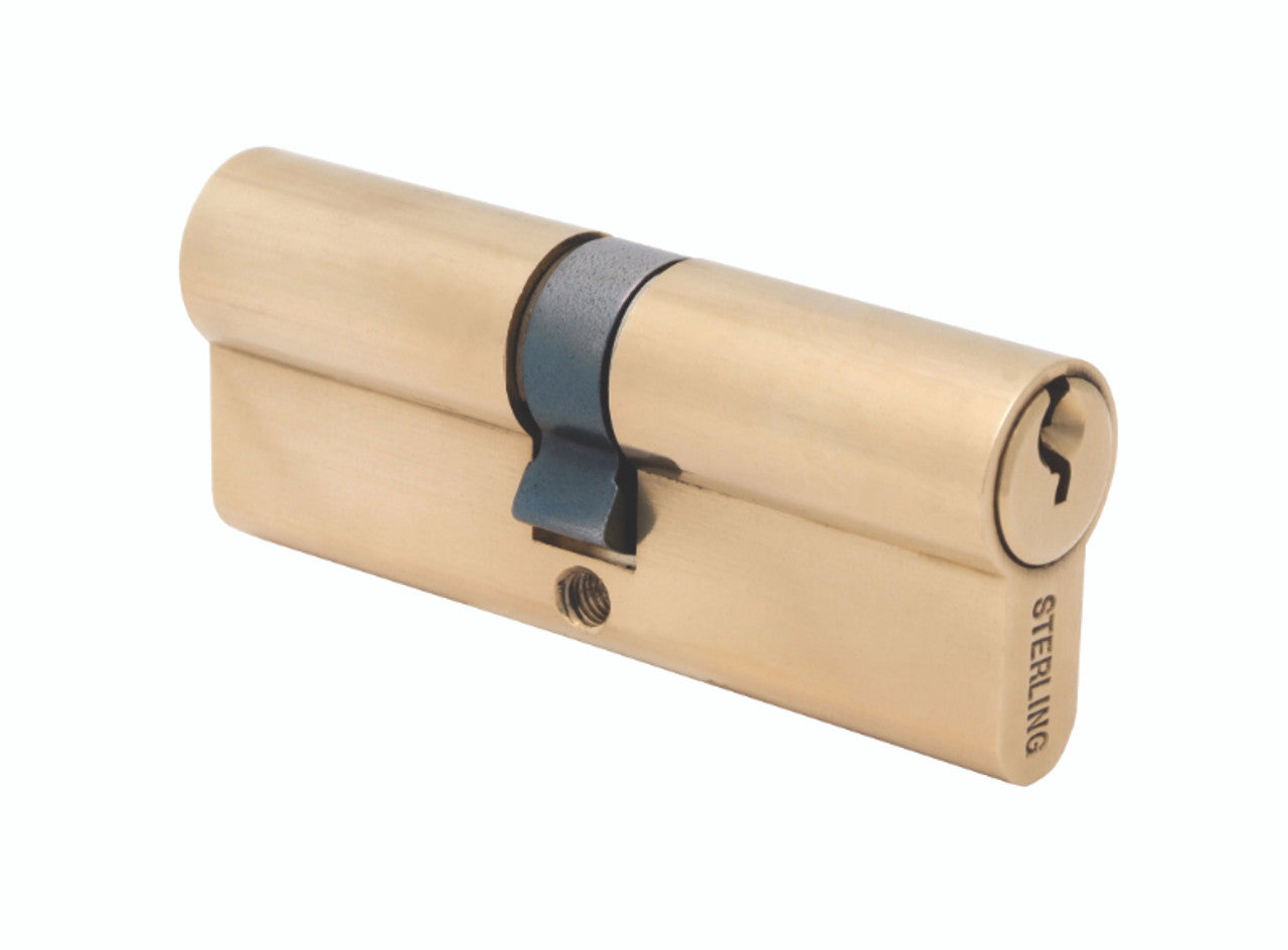 Sterling 5 Pin Euro Profile Cylinder Brass 30 x 40mm