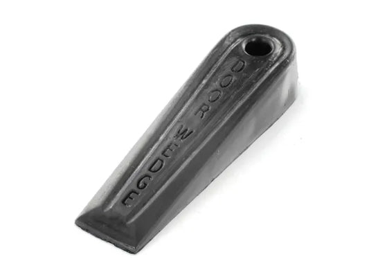 Securit Black Door Wedge 125mm 2 Pack