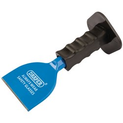 Draper 63733 Brick Bolster with Hand Guard 225 x 100mm