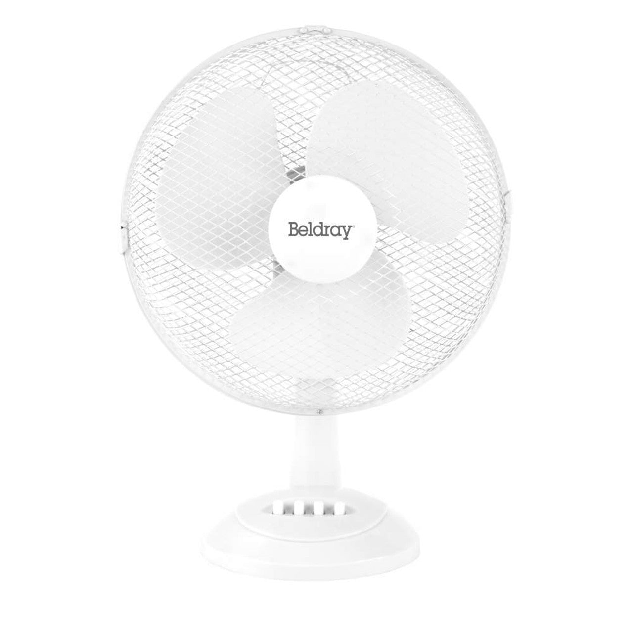 Beldray 12" White Desk Fan