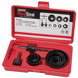 Draper Redline 68470 11 Piece Holesaw Set