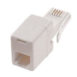 Modem Socket Basic Hardware UK Plug to One Modem Socket Converter – Jim's DIY