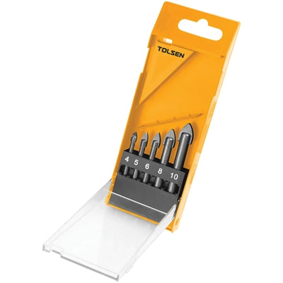 Tolsen 75688 5 Piece Tile & Glass Bit Set