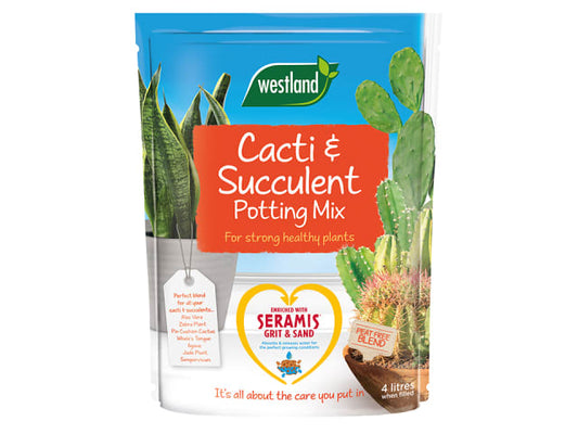 Westland Cactus & Succulent Potting Compost Mix 4L