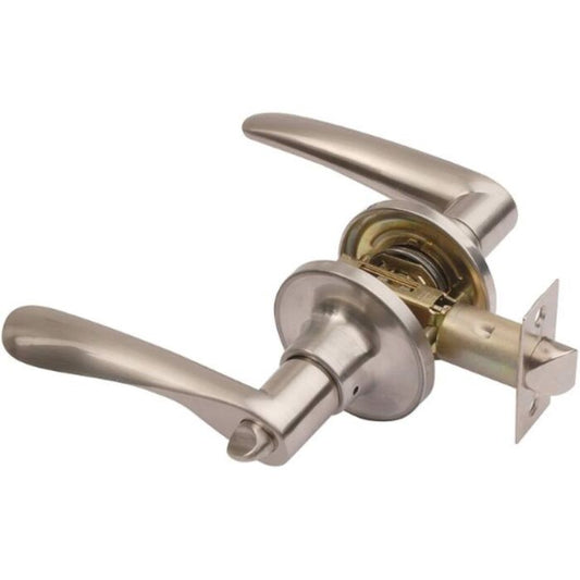 Union Trident Satin Nickel Privacy Door Handle Set
