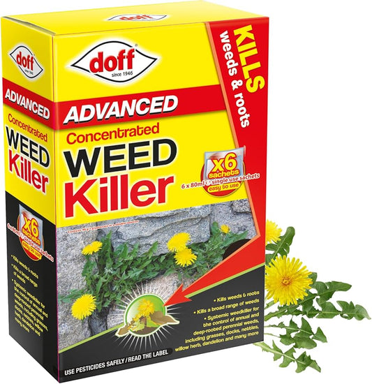 Doff Advanced Concentrated Weedkiller 6 Sachets