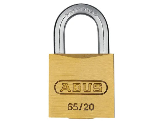 Abus 65/20 20mm Brass Padlock