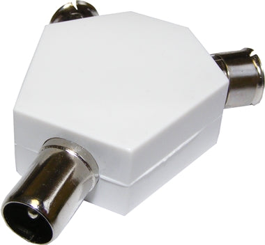 SAC 2 Way Y TV Splitter