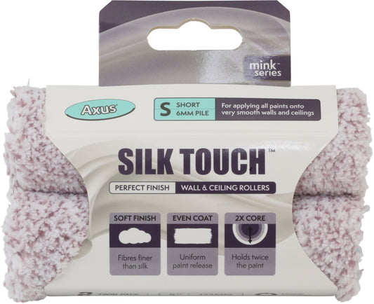 Axus Decor Silk Touch 5" Rollers Short Pile 2 Pack